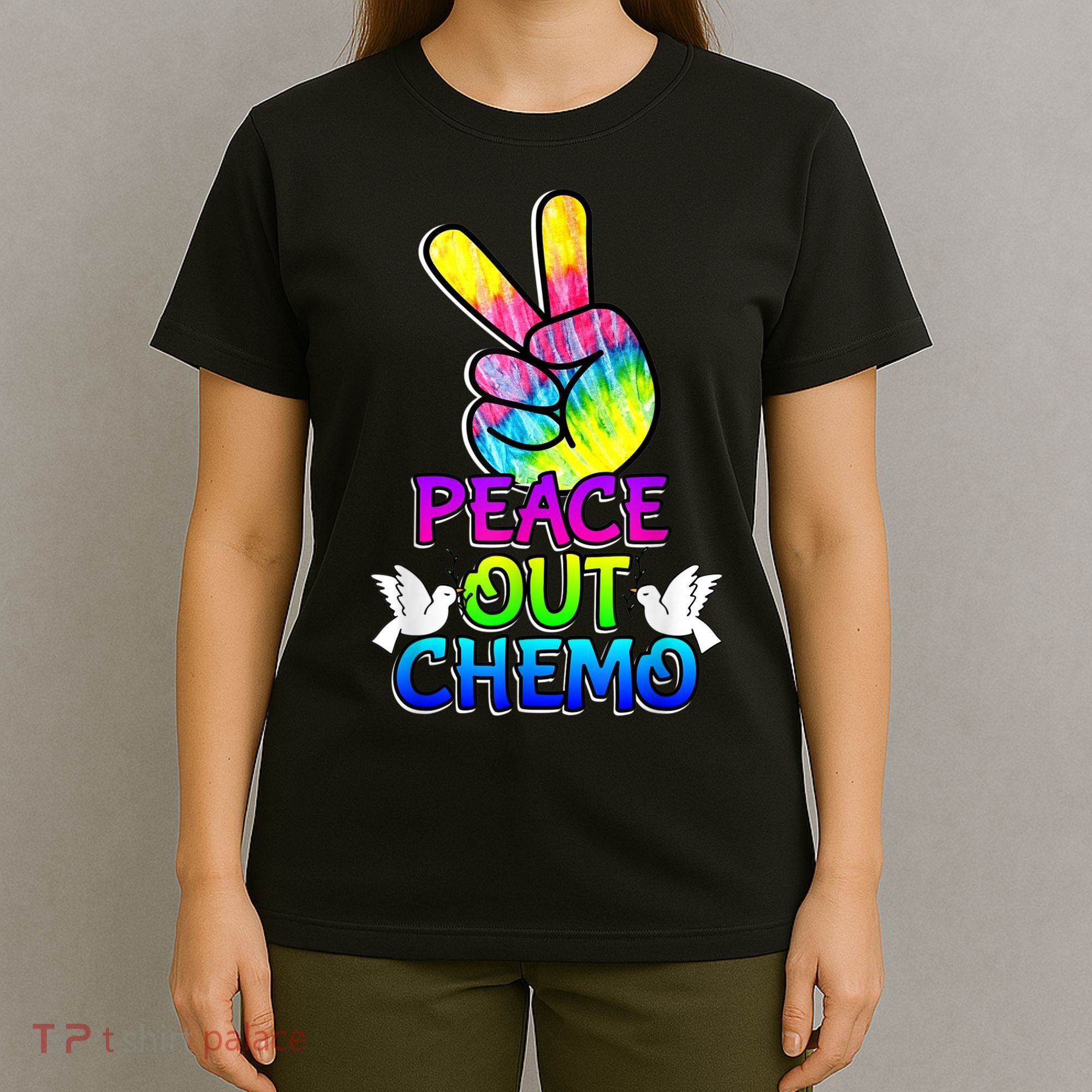 PeaceOut Chemo Last Day Of Chemo End Chemotherapy Cancer T-Shirt