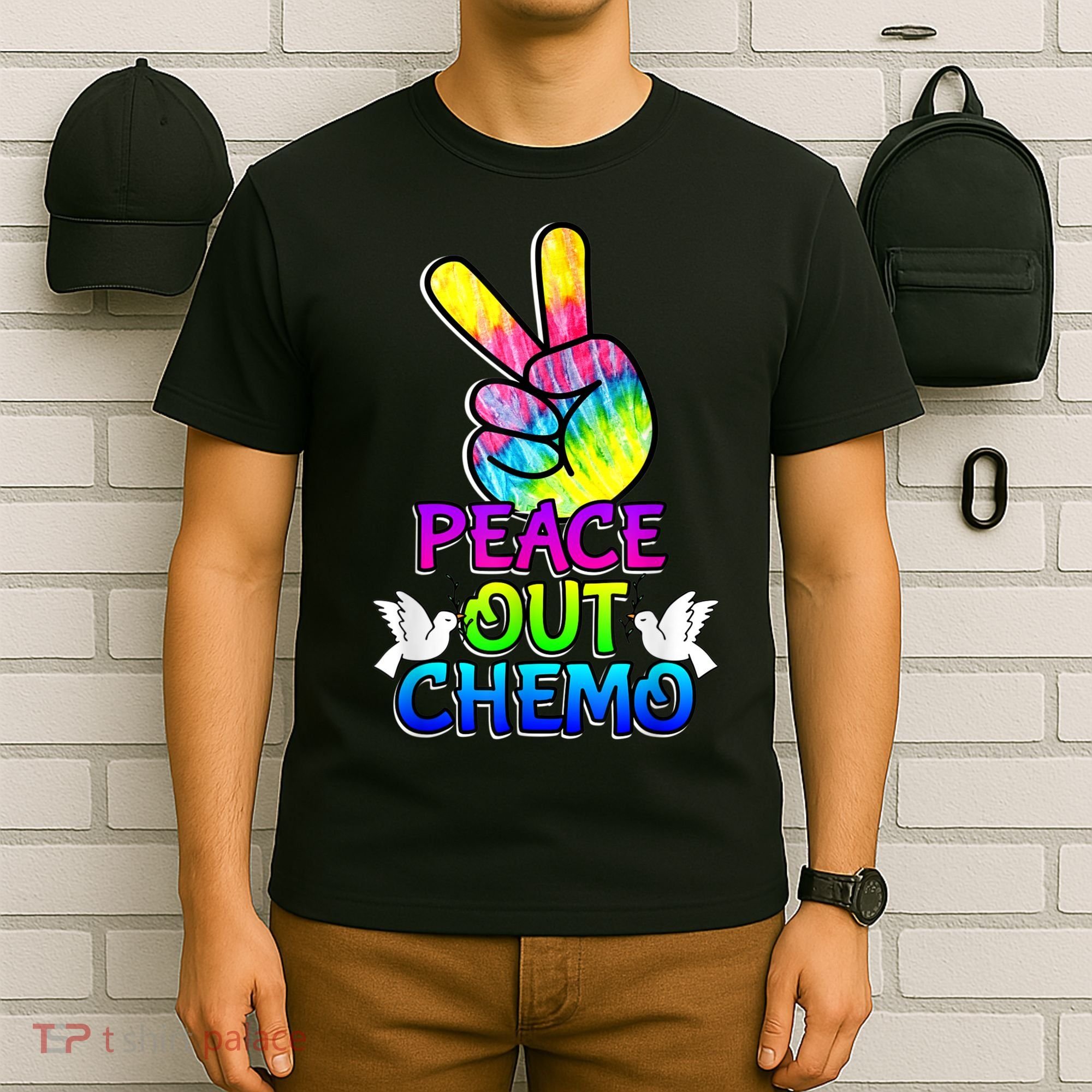 PeaceOut Chemo Last Day Of Chemo End Chemotherapy Cancer T-Shirt