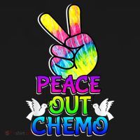 PeaceOut Chemo Last Day Of Chemo End Chemotherapy Cancer Coaster thumb 2