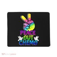 PeaceOut Chemo Last Day Of Chemo End Chemotherapy Cancer Mousepad thumb 0