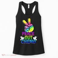 PeaceOut Chemo Last Day Of Chemo End Chemotherapy Cancer Women's Tank Top thumb 0