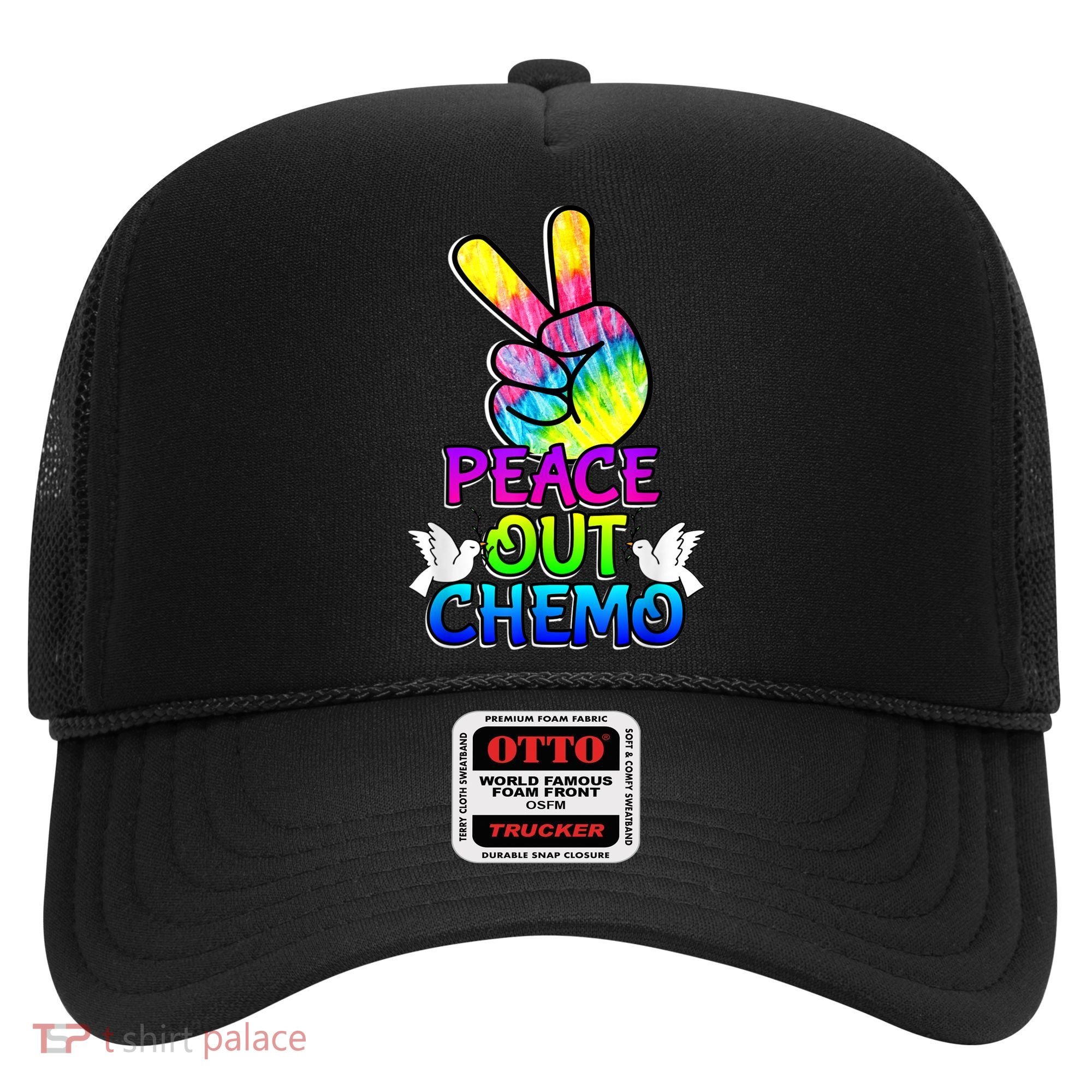 PeaceOut Chemo Last Day Of Chemo End Chemotherapy Cancer Hat
