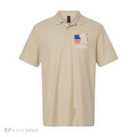 Proud Catahoula Leopard Dog Dad American Flag Patriotic Dog Polo thumb 0