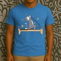 Pilates Cat Lover Funny T-Shirt thumb 3