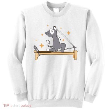 Pilates Cat Lover Funny Sweatshirt
