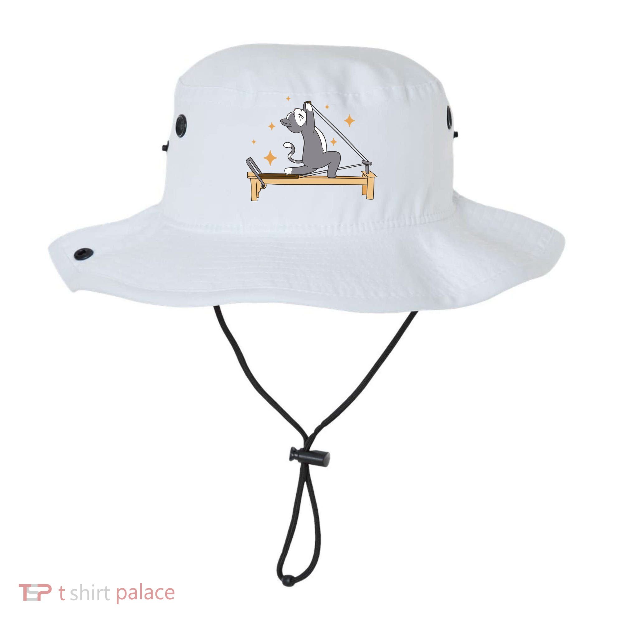 Pilates Cat Lover Funny Bucket Hat