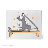 Pilates Cat Lover Funny Mousepad thumb 0