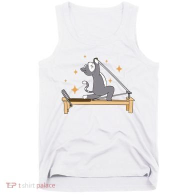 Pilates Cat Lover Funny Tank Top