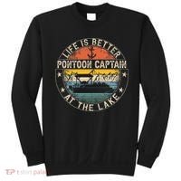 Pontoon Captain Life Is Better At The Lake Sweatshirt thumb 0