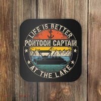 Pontoon Captain Life Is Better At The Lake Coaster thumb 0
