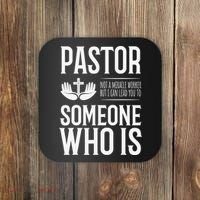 Pastor Can Lead You To Someone Who Is Christian  Coaster thumb 0
