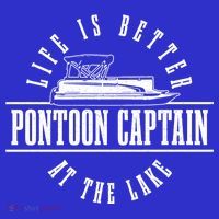 Pontoon Captain Life Is Better At The Lake Pontooning Boat Gift Baby Bodysuit thumb 2