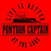 Pontoon Captain Life Is Better At The Lake Pontooning Boat Gift Santa Hat thumb 1