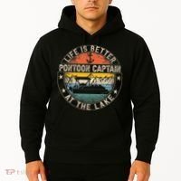 Pontoon Captain Life Is Better At The Lake Hoodie thumb 2