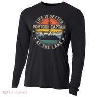 Pontoon Captain Life Is Better At The Lake Cooling Performance Long Sleeve Crew thumb 0