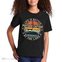 Pontoon Captain Life Is Better At The Lake Kids T-Shirt thumb 2