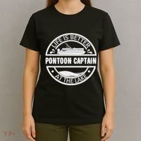 Pontoon Captain Life Is Better At The Lake T-Shirt thumb 4