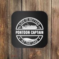 Pontoon Captain Life Is Better At The Lake Coaster thumb 0