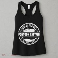 Pontoon Captain Life Is Better At The Lake Women's Tank Top thumb 3