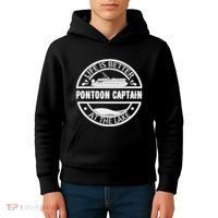 Pontoon Captain Life Is Better At The Lake Kids Hoodie thumb 4