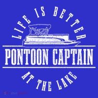 Pontoon Captain Life Is Better At The Lake Pontooning Boat Gift Women's Tank Top thumb 5