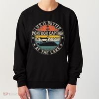 Pontoon Captain Life Is Better At The Lake Women's Sweatshirt thumb 0