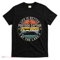 Pontoon Captain Life Is Better At The Lake T-Shirt thumb 0