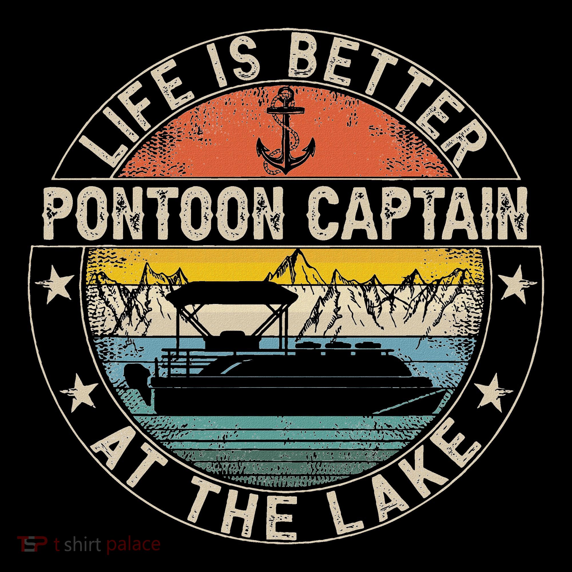 Pontoon Captain Life Is Better At The Lake Ornament