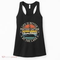 Pontoon Captain Life Is Better At The Lake Women's Tank Top thumb 0