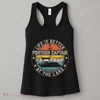 Pontoon Captain Life Is Better At The Lake Women's Tank Top thumb 3