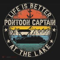 Pontoon Captain Life Is Better At The Lake Baby Bodysuit thumb 2