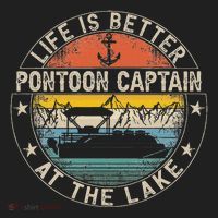 Pontoon Captain Life Is Better At The Lake Hat thumb 2