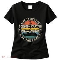Pontoon Captain Life Is Better At The Lake Women's T-Shirt thumb 0