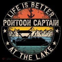Pontoon Captain Life Is Better At The Lake Women's Hoodie thumb 2