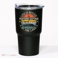 Pontoon Captain Life Is Better At The Lake Tumbler thumb 0