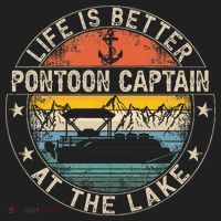 Pontoon Captain Life Is Better At The Lake Hat thumb 2