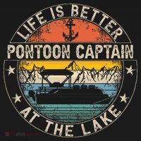 Pontoon Captain Life Is Better At The Lake Visor thumb 3
