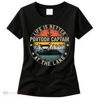 Pontoon Captain Life Is Better At The Lake Women's T-Shirt thumb 0