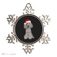 Poodle Christmas Lights Xmas Dog Lover Gift Ornament thumb 0