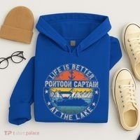 Pontoon Captain Life Is Better At The Lake Hoodie thumb 4