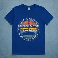 Pontoon Captain Life Is Better At The Lake T-Shirt thumb 5