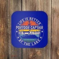 Pontoon Captain Life Is Better At The Lake Coaster thumb 0
