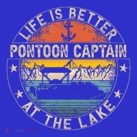 Pontoon Captain Life Is Better At The Lake Coaster thumb 2