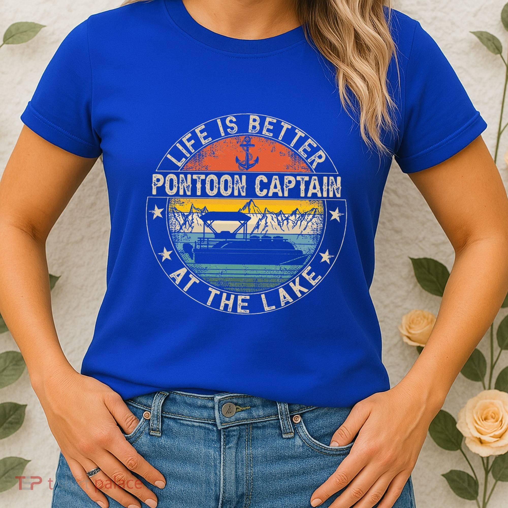 Pontoon Captain Life Is Better At The Lake Women's T-Shirt