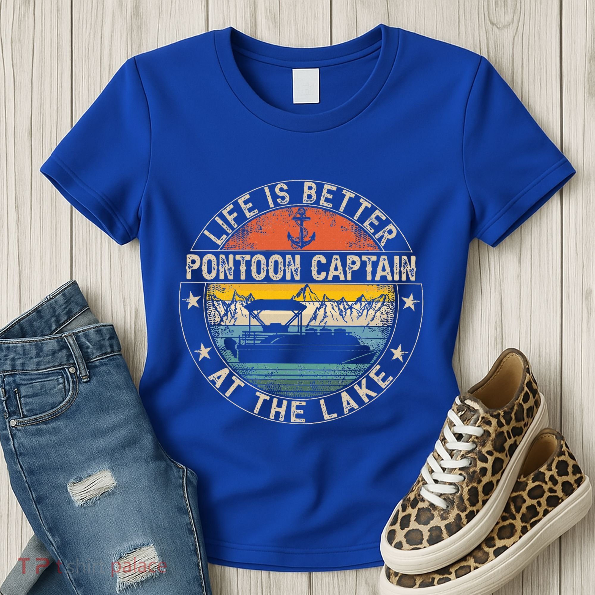 Pontoon Captain Life Is Better At The Lake Women's T-Shirt