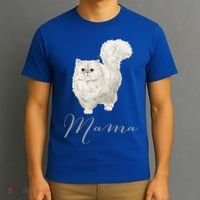 Persian Cat Mama Gift Cat Mom Cat Mama Present Cat Mommy Gift T-Shirt thumb 3