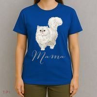 Persian Cat Mama Gift Cat Mom Cat Mama Present Cat Mommy Gift T-Shirt thumb 4