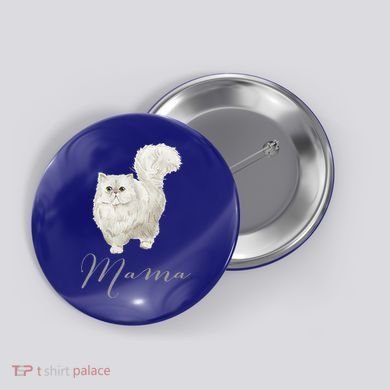Persian Cat Mama Gift Cat Mom Cat Mama Present Cat Mommy Gift Button