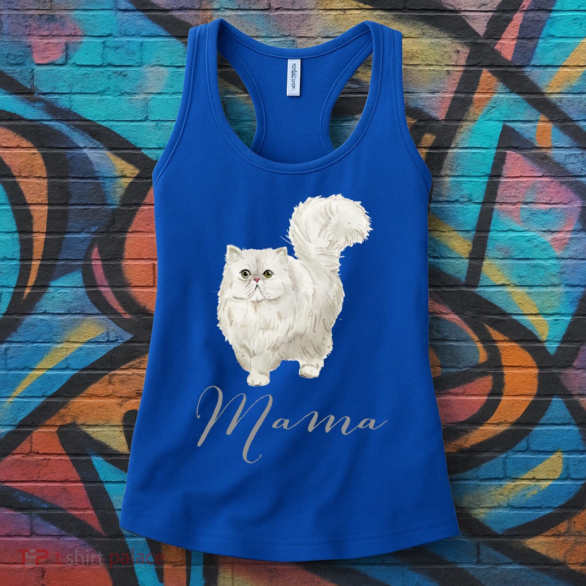 Persian Cat Mama Gift Cat Mom Cat Mama Present Cat Mommy Gift Women's Tank Top