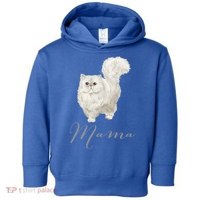 Persian Cat Mama Gift Cat Mom Cat Mama Present Cat Mommy Gift Toddler Hoodie